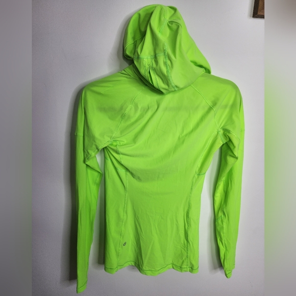 Lululemon Runbeam Hoodie, Zippy Green, Small - Picture 4 of 5